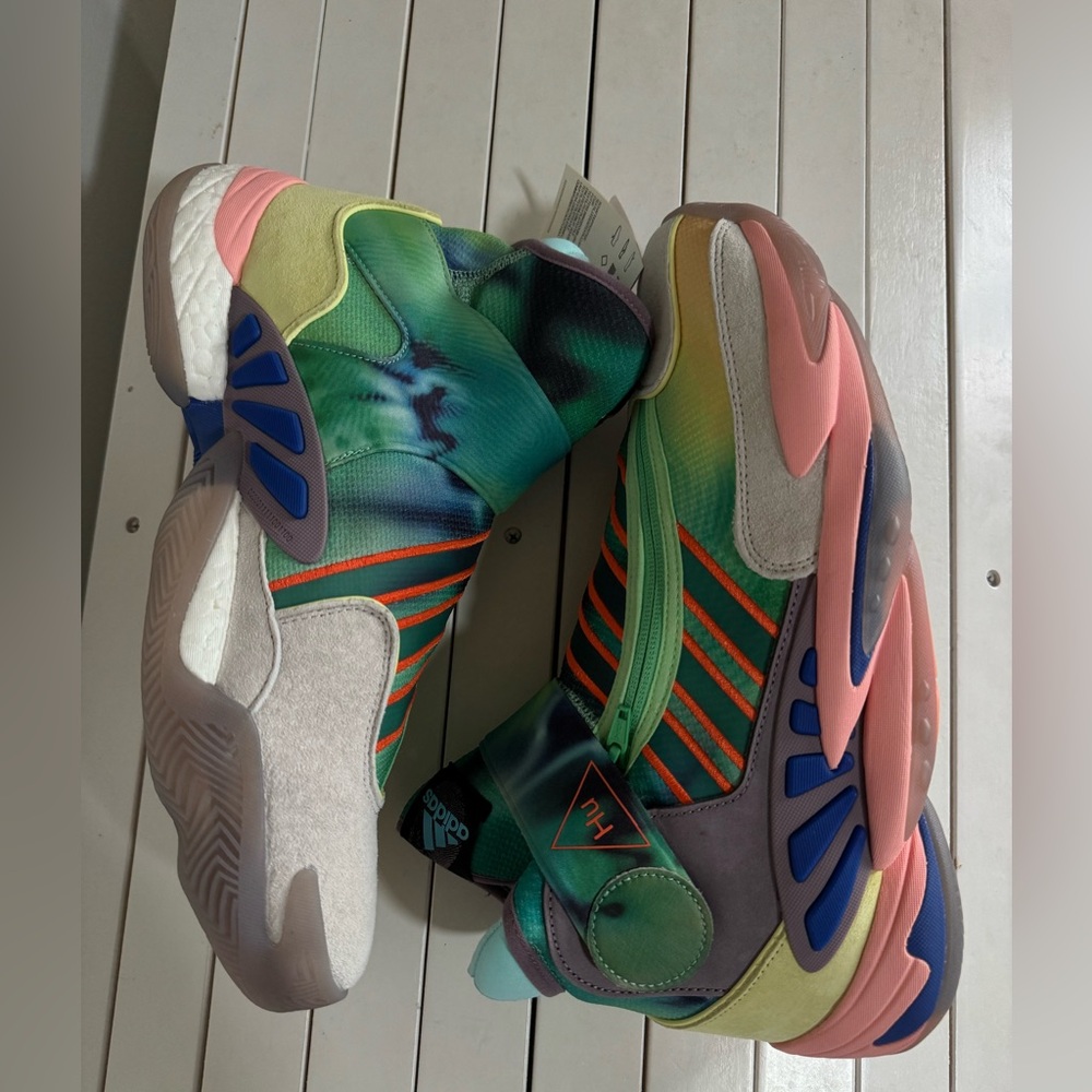Adidas x Pharrell Williams 0 to 60 Basketball - Multi-Color (FV7333) - Talla 11 - Picture 7 of 10